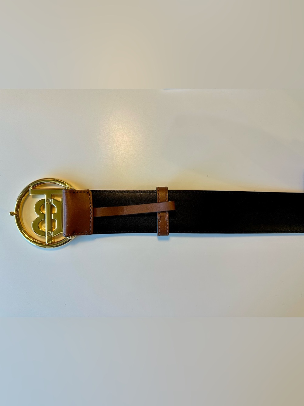 Burberry Monogram Motif Leather Belt - Picture 3 of 7
